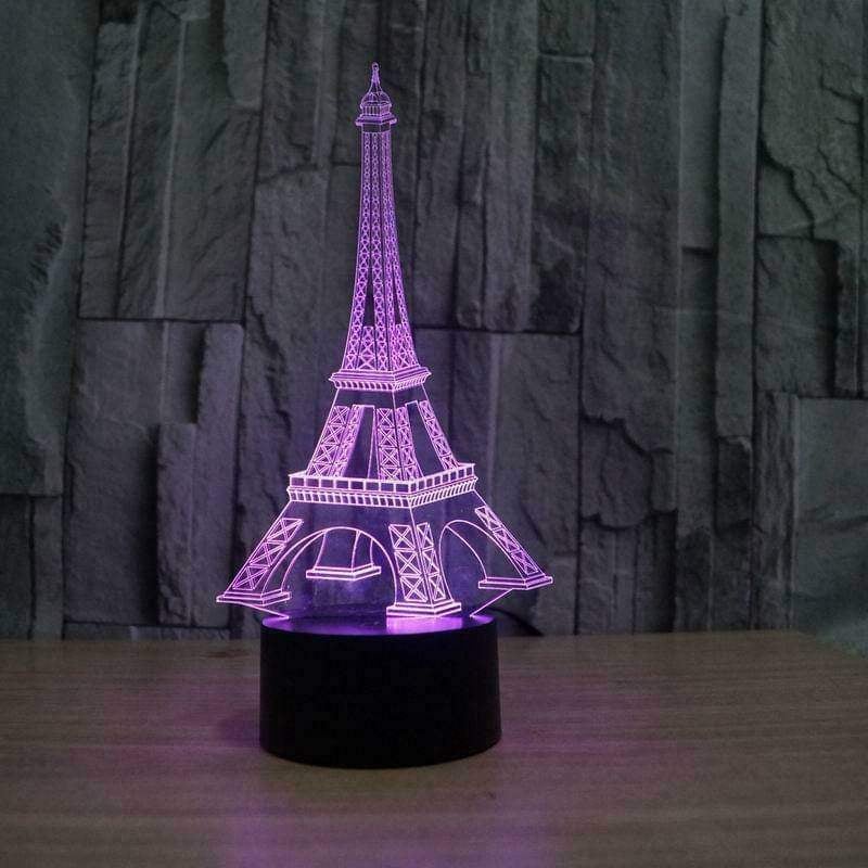 3D LED Lamp  Tour Eiffel 