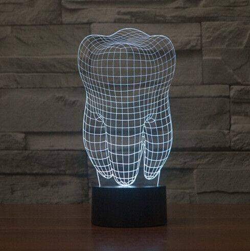 3D LED Lamp  Dents