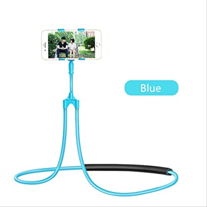 Support Lazy flexible rotatif à 360 ° - Bleu