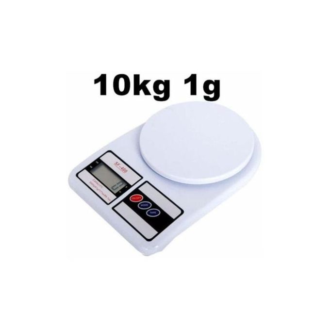 Balance de Cuisine - 10 kg Max - Blanc