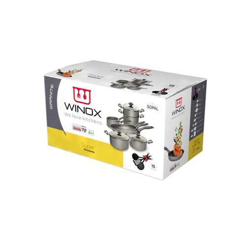WINOX Batterie 15 piÃ¨ces - Granite - Garantie 1ans