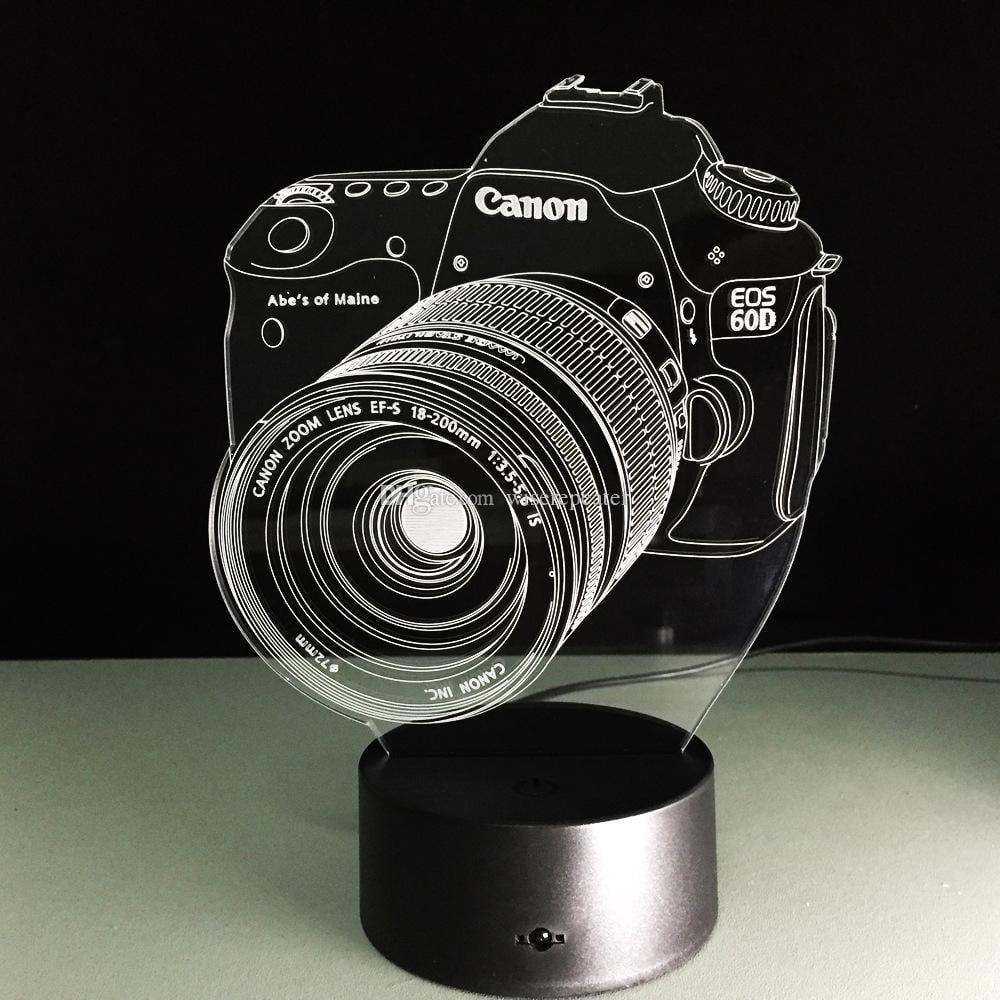 3D LED Lamp  Caméra