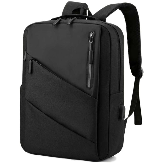 Sac à dos pour Pc Portable 15 pouce - Avec port USB - Noir