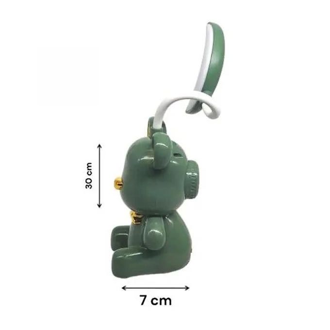 Pack 2 Veilleuses Ours Vert - Rechargeable Avec Taille-crayon